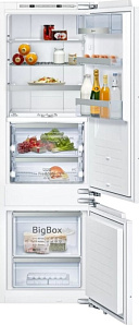 Неглубокий двухкамерный холодильник Neff KI8878FE0
