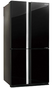 Двухкамерный холодильник с нижней морозильной камерой Sharp SJGX98PBK фото 2 фото 2