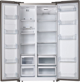 Большой широкий холодильник Ascoli ACDW 601 W white