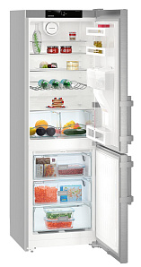 Серебристый холодильник Liebherr CNef 3535