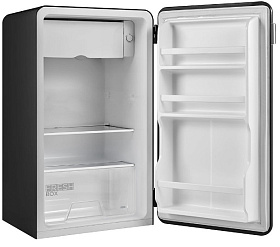 Чёрный маленький холодильник Midea MDRD142SLF30 фото 3 фото 3