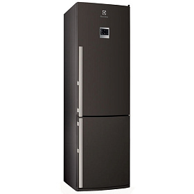 Коричневый холодильник Electrolux EN 3487 AOO