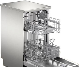 Отдельностоящая серебристая посудомоечная машина 45 см Bosch SPS 2IKI04 E фото 3 фото 3