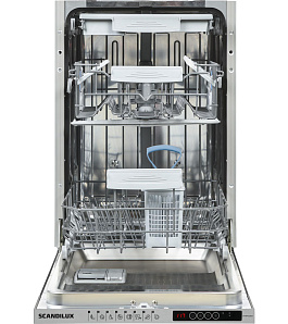 Узкая посудомоечная машина Scandilux DWB4322B3 фото 2 фото 2