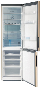 Бежевый холодильник с No Frost Haier C2F 637 CGG