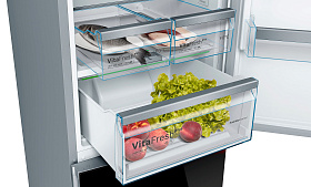 Холодильник черное стекло Bosch VitaFresh KGN39LB31R Home Connect фото 3 фото 3