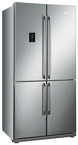 Холодильник с большой морозильной камерой на 5 ящиков Smeg FQ60XPE