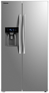 Двухкамерный серый холодильник Toshiba GR-RS508WE-PMJ(02)