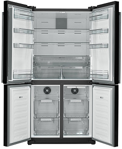 Чёрный холодильник с No Frost Vestfrost VF916 BL фото 2 фото 2
