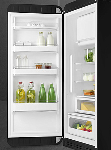 Чёрный холодильник Smeg FAB28LBL5 фото 4 фото 4
