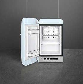 Маленький холодильник для офиса Smeg FAB5LPB5 фото 2 фото 2