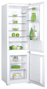 Узкий двухкамерный холодильник Graude IKG 180.0