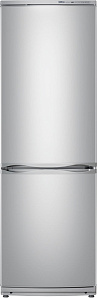 Двухкамерный серебристый холодильник ATLANT ХМ 6021-080