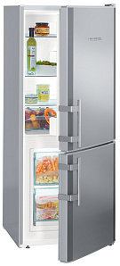 Маленький серебристый холодильник Liebherr CUsl 2311 фото 2 фото 2