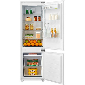 Узкий холодильник шириной 55 см с No Frost Kenwood KBI-1770NFW