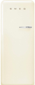 Бежевый холодильник в стиле ретро Smeg FAB28LCR3