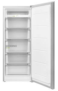 Маленький серебристый холодильник Midea MF1142S фото 3 фото 3
