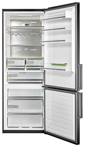 Двухкамерный серый холодильник Midea MRB519WFNX3 фото 2 фото 2