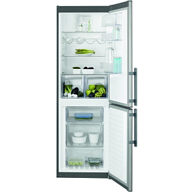 Серый холодильник Electrolux EN93452JX