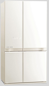 Бежевый холодильник с зоной свежести Mitsubishi Electric MR-LR78EN-GRB-R