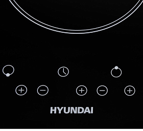 Встраиваемая 2-х конфорочная варочная панель Hyundai HHI 3750 BG фото 4 фото 4