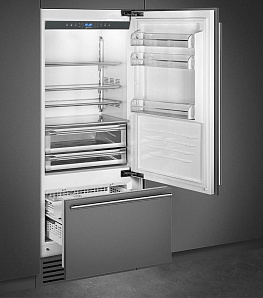 Двухкамерный холодильник  no frost Smeg RI96RSI фото 3 фото 3