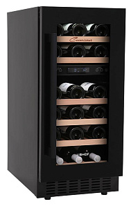 Двухтемпературный винный шкаф LIBHOF CXD-28 black фото 2 фото 2