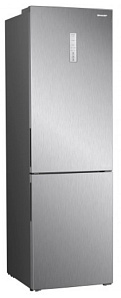 Серебристый холодильник Sharp SJB340XSIX