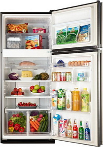 Широкий холодильник с верхней морозильной камерой Sharp SJ-PC 58 ABE