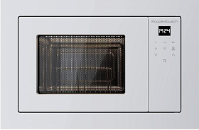 Микроволновая печь с белым стеклом Kuppersbusch M 6120.0 W