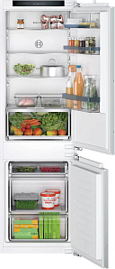 Узкий двухкамерный холодильник Bosch KIV86VFE1