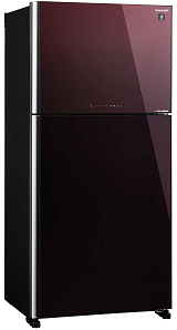 Широкий двухкамерный холодильник Sharp SJXG60PGRD