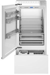 Большой встраиваемый холодильник с большой морозильной камерой Bertazzoni REF90PRL