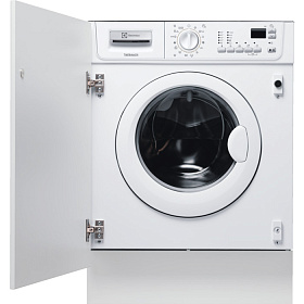 Узкая стиральная машина с сушкой Electrolux EWX147410W