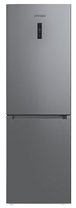 Отдельно стоящий холодильник Хендай Hyundai CC3006F нержавеющая сталь
