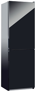 Чёрный холодильник NordFrost NRG 119 242 черное стекло