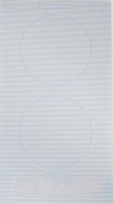 Белая индукционная 2-х конфорочная варочная панель Zigmund & Shtain CI 33.3 W