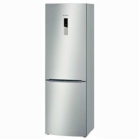 Серебристый холодильник Bosch KGN 39VL11R