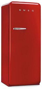 Холодильник бордового цвета Smeg FAB28RRD5 фото 2 фото 2