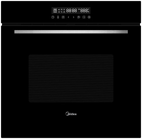 Чёрный электрический встраиваемый духовой шкаф Midea MO98270CGB