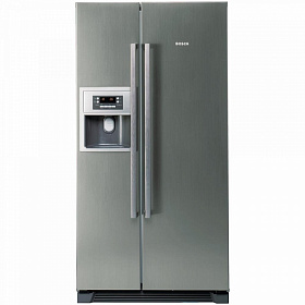 Серебристый холодильник Bosch KAN 58A45 RU