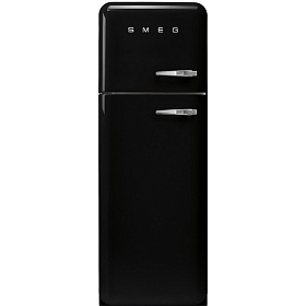 Чёрный холодильник Smeg FAB30LNE1