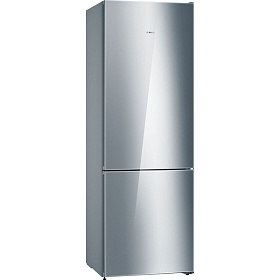Серебристый холодильник Bosch KGN49SM2AR