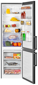 Чёрный холодильник Beko RCNK 356 E 21 A