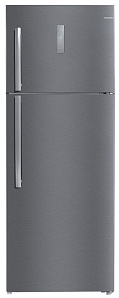 Холодильник Хендай серебристого цвета Hyundai CT5053F нержавеющая сталь