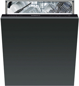 Чёрная посудомоечная машина De Dietrich DVH1323J