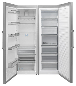 Двухкамерный холодильник класса А+ Scandilux SBS 711 EZ 12 X фото 3 фото 3