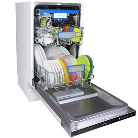 Компактная встраиваемая посудомоечная машина до 60 см MAUNFELD МLP-08 IM фото 3 фото 3