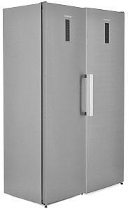 Двухкамерный двухкомпрессорный холодильник Scandilux SBS 711 EZ 12 X фото 4 фото 4
