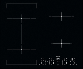 Чёрная варочная панель AEG IKK64545IB